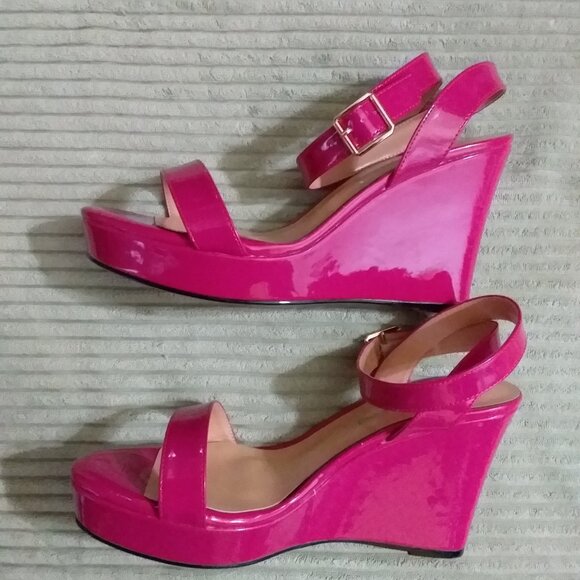 Aachcol Women's Platform Wedge Sandals - Picture 4 of 5